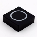 PC Power Button Desktop Power Switch Kit External Power Switch Set Aluminum Alloy Magnetic Self-Reset Button Metal Shell RGB.