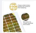 100PCS ONE INCH HOLOGRAM SERIAL NUMBER STICKER. 