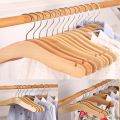 Wooden Baby Hangers,Kids Hangers,Notched Shoulder Design for Children Clothes,Decoration Hanger,10 Pack,Medium.