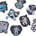 50pcs Spaceman Spaceport Skateboard Stickers Laptop Luggage Decals Sticker. 