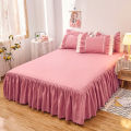 Bed skirt bedspread skirt single piece dust cover bed skirt bed apron cover anti-slip bed cover bed group girl 1.51.8. 