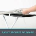 Reflective Silicone Ironing Board Cover with Two Nylon Sticker Straps Boards Scorching and Staining Elastic Edge Covers. 