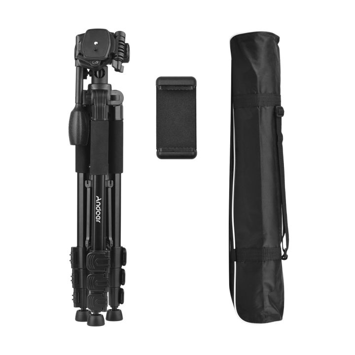 Andoer%20157cm/61.8inch%20Portable%20Tripod%20Horizontal%20Camera%20Tripod%20Stand%20-%20black%20-%20Image%204
