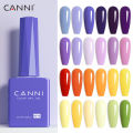 CANNI Gel Nail Polish VIP Kit Gorgeous Color Full Coverage HEMA FREE Soak Off UV LED Semi Permanent Gel Varnish Winter Nails.