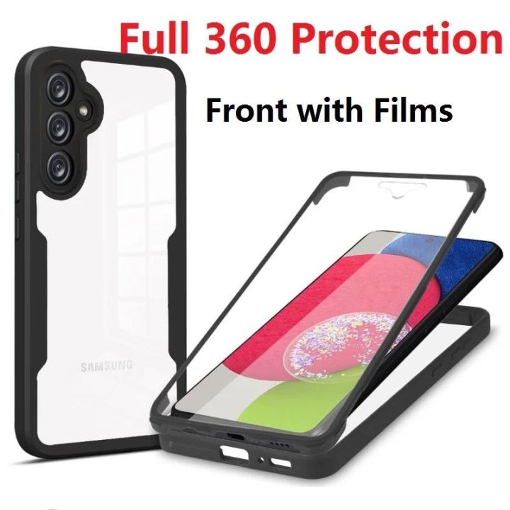 Phone%20case%20Samsung%20Galaxy%20A36%20A56%20A06%20A16%20Transparent%20Protector%20with%20Mobile%20phone%20Film%20Cover%20Double%20Protect%20shield%20Full%20Cover%20Armor%20Cover%20cases%20-%20Image%204
