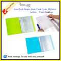 Good Luck Display Book 30 pocket Thick Plastic File Folder Display Presentation Book, A4 Size Random color 1pcs. 