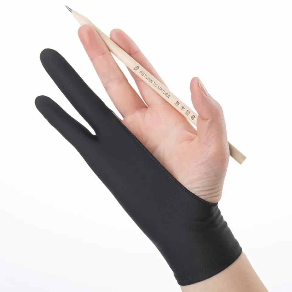 【Best-Selling】 Palm Rejection Drawing Gloves Practical Breathable Anti  Accidental Gloves Graphic Elasticity Single Finger Gloves Digital Art