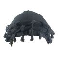 Vintage Twist Head Wraps Durag With Tassel Pullover Hat For Men Black Grey Turban Head Scarf Tie Boys Hair Wrap Hair Braid Hat. 