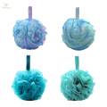 Bath Mesh Pouf Loofah Bath Sponge, Bathroom Supplies, Body Cleaning Tool, Portable Hangable Shower Pouf Shower Sponge Exfoliating Body Scrubber. 