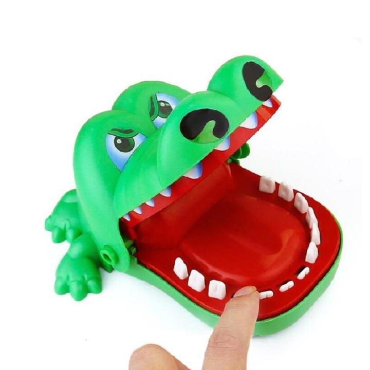 Jouet Crocodile Dentiste 2 Pièces - Jeu Bite Doigt Famille Et Fêtes - Cadeau Enfant Adulte