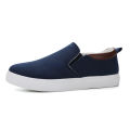 Black Grey Blue and Khaki Color Korean Canvas Sneakers Shoes for Men Slip On Casual Shoes.