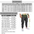 Mens Cargo Casual Solid Multi-pocket Trousers Pants Plus Size Joggers Sweatpants Male Cool Sport Pants. 