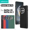 Nillkin ( 1+12R ) Super Frosted Shield Pro Matte cover case for OnePlus Ace 3, OnePlus 12R Smartphone Case - Black.