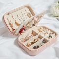 Leather Jewelry Organizer Box Portable Jewellery Storage Holder For Ring Earrings Necklace Bracelet Travel Organizer Case PU. 