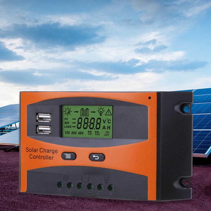 MPPT Solar Charge Controller Automatic Identification 12/24V Panel Regulator 20A