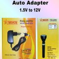 1.5 Volt To 12 Volt Power Adaptor Charger With 2 Jack - Charger. 