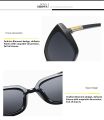 Fashion Square Sunglasses Women Luxury Brand Big Frame Cat Eye Sun Glasses Ladies Classic Vintage Goggle Female GlassesUV400.