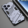 Vantime for Realme C63 / C61 4G Armor Case Kickstand Shockproof Matte Back Hard Cover. 