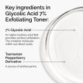 Glycolic Acid 7% Exfoliating Toner-240ML, (Double Layer Labelling) (Previously Glycolic Acid 7% Toning Solution). 