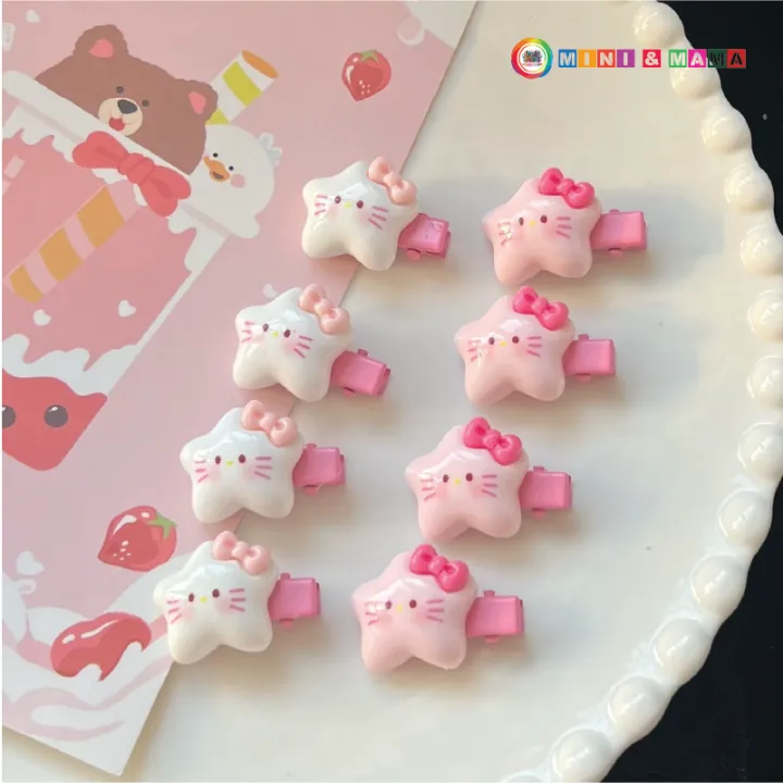 New%20Cute%20Cartoon%20White%20Pink%20Star%20Hair%20Clip%20Hair%20Clips%20For%20Girls%20Women%20Hair%20Accessories%20-%20Image%205