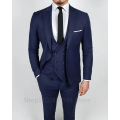 Men's Suit Busines XS-5XL Formal Casual Peak Lapel Blazer+Vest+Pants Jacket Groomsmen 2023 3 Pieces Mens Flat Suit Slim Fit. 