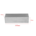4X Heatsink 100X30X30MM Power Amplifier Aluminum Heat Sink Radiator Module for Cooling System. 
