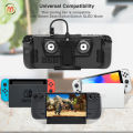 Cooling Fan with Bracket Dual C-port Adapter for Steam Deck Nintendo Switch Nintendo Switch OLED Host JYS-SD006. 