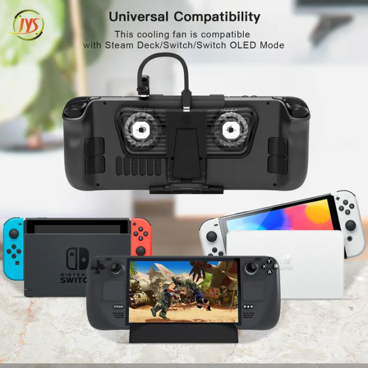 Cooling%20Fan%20with%20Bracket%20Dual%20C-port%20Adapter%20for%20Steam%20Deck%20Nintendo%20Switch%20Nintendo%20Switch%20OLED%20Host%20JYS-SD006%20-%20Image%205