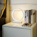 Minimalistic Mordern & Fashionable Circular Table 3d LED Lamp Bedside Study Bedroom Dimmable Decorative Night Lamp.