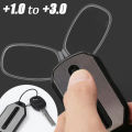 Folding Nose Clip-on Reading Glasses Key Chains Legless Ultralight The Aged Mini Portable Presbyopic Glasses Keychain +1.0 - 3.0.