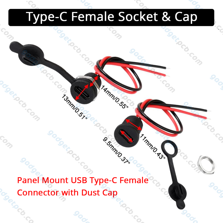 Panel%20Mount%20USB%20Type-C%20Charging%20Female%20Socket%20Type-C%20Waterproof%20Female%20Connector%20Jack%20with%20Dust%20Cap%20-%20Image%205