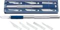 Precision Hobby Knife, Stainless Steel Cutter Craft Knive 7 PCS Set.
