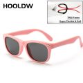 HOOLDW New Kids Sunglasses Children Silicone Flexible Polarized Sun Glasses Boy Girls Baby Shades Goggles UV400 Mirror Eyewear. 