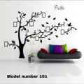 home interior decor photo frame set picture tree 3d Wall sticker large multicolor.