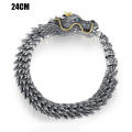 Dragon Bracelet Retro Bracelet Black Dragon Snake Bracelet Trend Bracelet Male Bracelet. 
