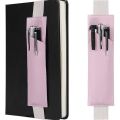 Supplies Adjustable Notebooks Pen Holder Elastic Office Notebooks Pencil Sleeve Leather Detachable Planners Pencil Pouch.