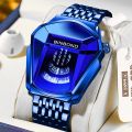Binbond Top Fashion Men Watch, Large watch style, motorcycle concept, business Style, Waterproof watch,black technology watch. 