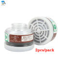 2 in 1 chemical gas mask respirator classic style rubber material full face protection industrial spray paint respirator. 