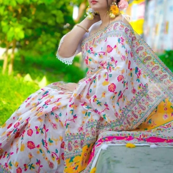Saree%20for%20Women%20All%20Season%20Screen%20Print%20Japani%20Silk%20Fabric%20Traditional%20Style%20Available%20in%20Multiple%20Colors%20-%20Image%208