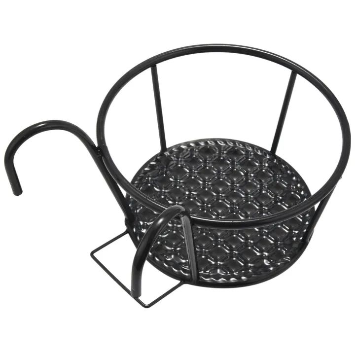 NXFDSIOZ%202X%20Metal%20Flower%20Holder%20Shelf%20Stand%20Hanging%20Pots%20Basket%20Plant%20Garden%20Wall%20Storage%20-%20Image%208