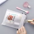 Drawstring Bag Cosmetic Storage Bag Pouch Bag Bear Transparent Travel Classification Bag Ziplock Bag.