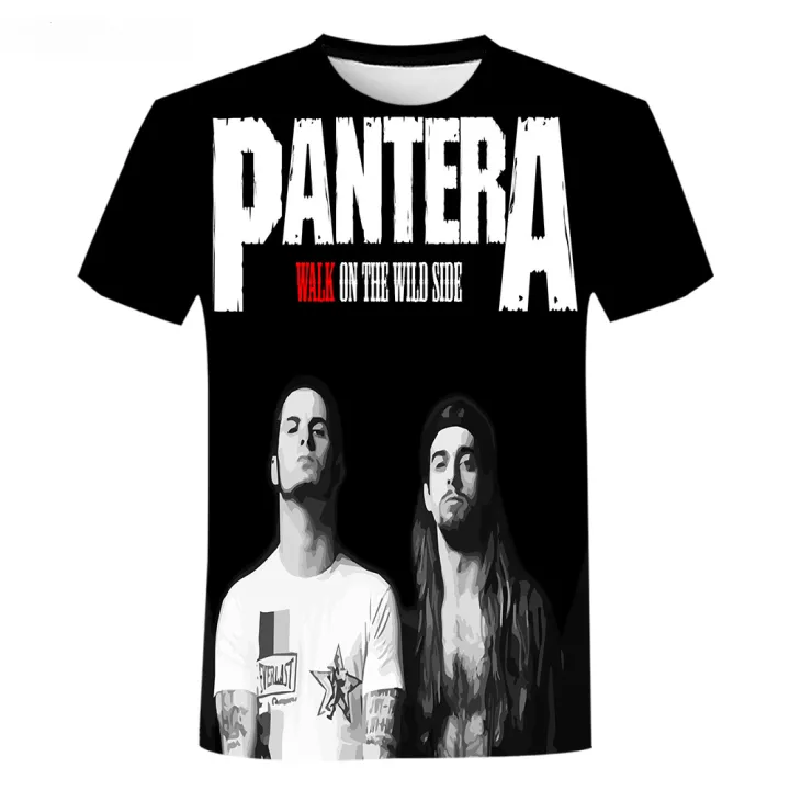 Pantera%20rock%20band%203D%20print%20men's%20and%20women's%20fashion%20versatile%20T-shirt%20children's%20summer%20light%20casual%20short%20sleeve%20sports%20fitnes%20-%20Image%202