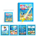 Reusable Children Magic Water Book Baby Early Education Toys Magical Drawing Coloring Books with Pen Set for Kids Montessori Toy.