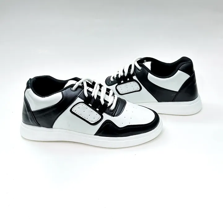 New%20Sport%20Bandage%20Style:%20Comfortable%20Stylish%20&%20Fashionable%20Sports%20Look%20Lace%20Up%20Canvas%20Sneakers%20Shoes%20for%20Men%20-%20Image%206