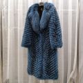 Furyoume Hot 2024 Women Winter Coat Real Fox Fur Coat X-long Luxury Clothes Natural Fluffy Fur Jacket Ladies Fashion Streetwear.