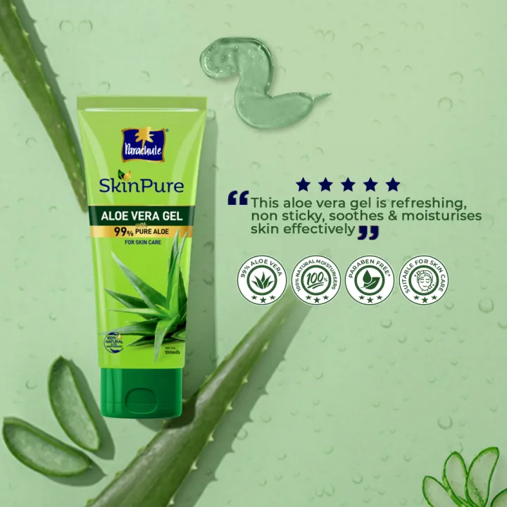 Parachute%20SkinPure%20Aloe%20Vera%20Gel%20%2099%25%20Pure%20Aloe%20For%20Soft,%20Moisturized%20&%20Hydrated%20Skin%20Heals,%20Repairs,%20Protects%20Skin%208h%20moisturization%20Soothes%20Sunburn%20All%20Skin%20Types%20%20100%20ml%20-%20Image%207