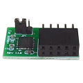 10Pin SPI TPM 2.0 Module SPI TPM 2.0 Module Trusted Platform TPM 2.0 Horizontal Trusted Platform Module for -AOM-TPM-9670H(A). 