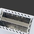 NAMUNY 2 Slices Slots Stainless Steel Automatic Electric Bread Toaster Mini Household Breakfast Baking Bread Machine EU Plug. 