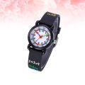 Kids 3D Watch Cartoon Waterproof Wrist Watch Creative Quartz Watch Kids Accessories Black. 
