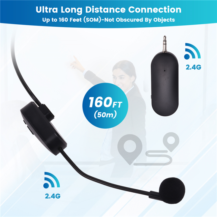 Handheld%202.4G%20Wireless%20Microphone%20-Mounted%20Microphone%20Volume%20Amplifier%20Teaching%20Loudspeaker%20for%20Voice%20Teaching%20-%20Image%203